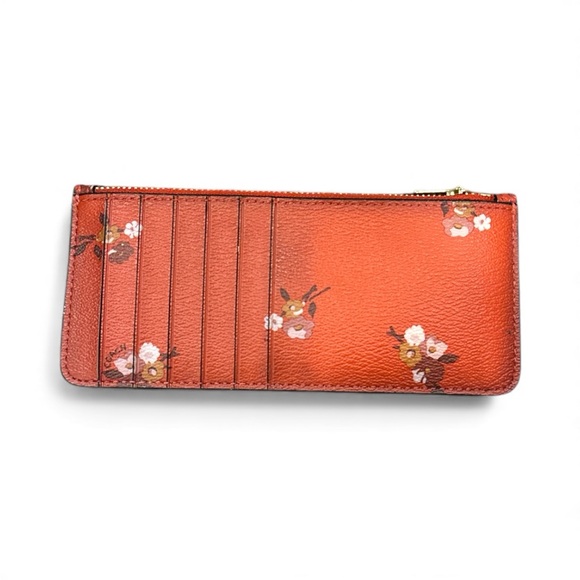 Coach Floral Print red card holder - Picture 3 of 5